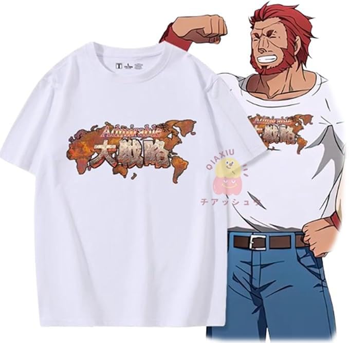 Amazon.co.jp: フェイト/ゼロ Tシャツ 半袖 FATE/ZERO 大戦略 征服王