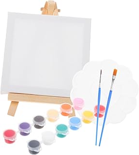 CRAFTHROU 1 Conjunto De Moldura De Cavalete Conjunto De Molduras De Pintura Cavalete De Pintura Para Adultos Espelho De Pintura Ao Ar Livre Conjunto De Pintura Para Crianças Conjunto De