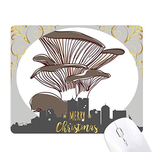Tapis de souris champignons de Noël : dites adieu aux glissements avec ce caoutchouc stable