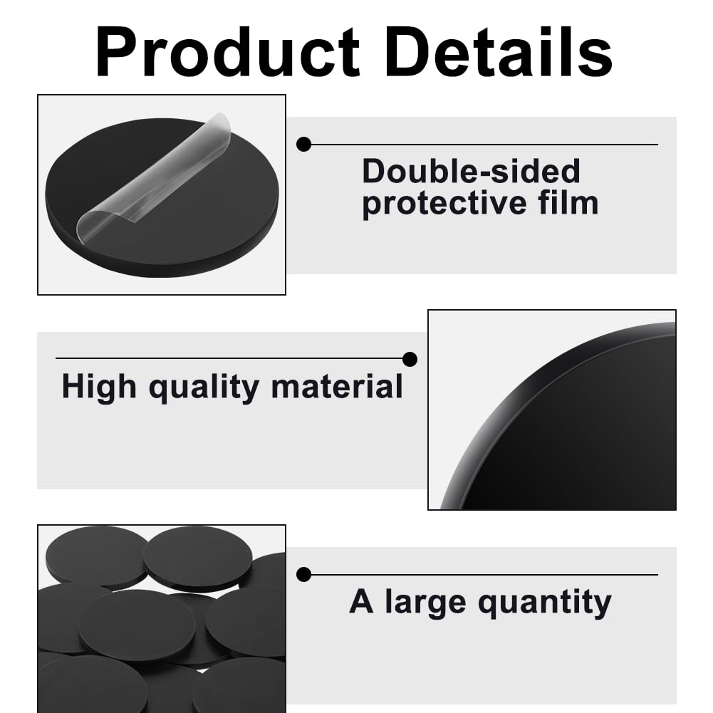 Rondes en Plastique 25mm pour Figurines Miniature Bases Support Jeux de Guerre Rôle