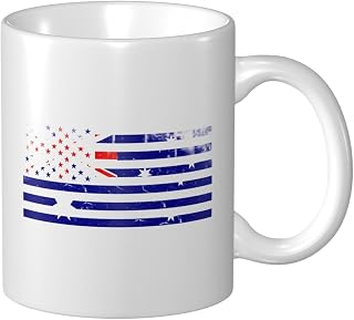 Retro Pride America Australia Flag Coffe Mugs, Ceramic Tea Cups With Handle For Men Women, Mug Gift Set, Perfect For Coffee, Tea, Hot Cocoa, Milk