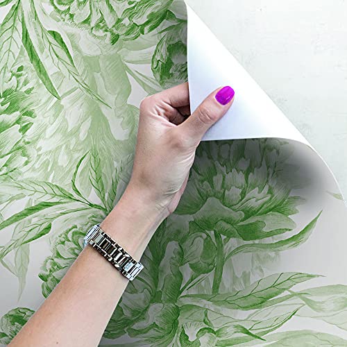 Papier peint auto-adhésif pivoines brillantes grand format