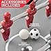 Foosball Tabletop Soccer With Accessories for Adults, Kids - Table Football for Game Room, Arcade, Basement - Classic Tables - All Parts Included - for Home and Sports Bar