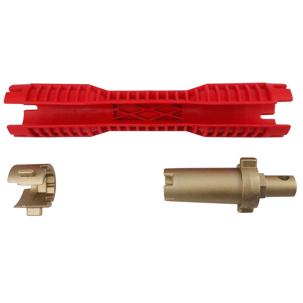 Llave ajustable for fregadero, llave multiusos for fontanería, llave for tuberías, instalador de grifos de fregadero, herramienta for cambiar grifos for fontaneros y propietarios de viviendas, instala