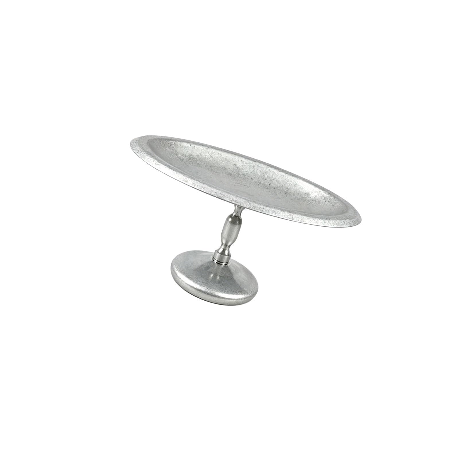 ZEPFJHE Modern Footed Bowl Stainless Steel Serving Plate with Pedestals Base for Displaying Delicate Desserts Multipurpose High Foot Serving Bowl