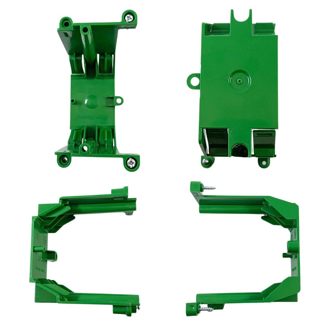 New Work ExpansionRing - Expandable PVC Electrical Box with 4 Knockouts, Adds Capacity to New Work BaseBox - Single Unit