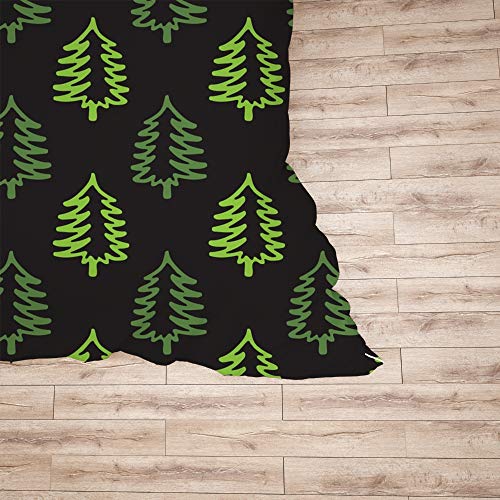 Housse de couette lit double vert avec taie d'oreiller polyester durable