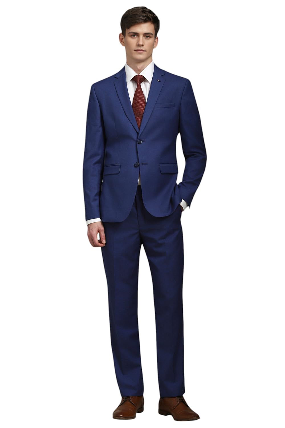 louis philippe Men's Polyester Blend Two Piece Suit-Dress Set-picture-33
