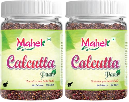 Image of Mahek Calcutta Meetha Paan 330Gm | Traditional Mukhwas Mouth Freshener with Gulkand, Fennel, Cardamom, Clove, Coriander, Dry Dates & Betel Leaves | Helps Support Digestion and After Meals (Pack of 2)