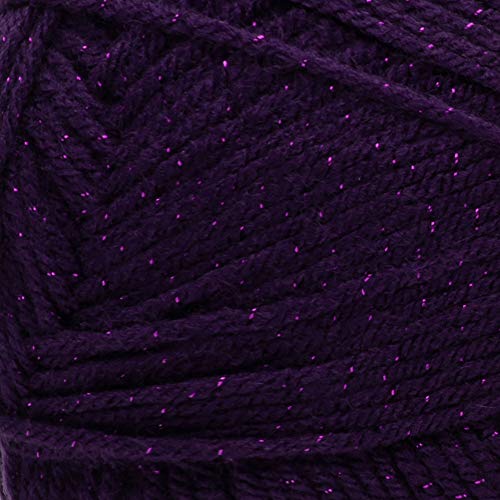 Image of RED Heart E707D.5005 Comfort Shimmers Yarn, Purple