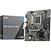 MSI PRO H610M-G Placa base WiFi, Micro-ATX. Soporta procesadores Intel Core de 14ª, 13ª y 12ª generación, LGA 1700 – DDR5 Memory Boost 5600MHz/MAX, ranura PCIe 4.0 x16, ranura M.2 Gen3, Wi-Fi 6E, BT 5.3