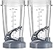 GIVBRO - Set di tazze oversize per Nutribullet 600W 900W, parti di ricambio per Nutribullet, 2 pezzi
