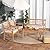RELAX4LIFE Wood Patio Furniture Set - 4-Piece Outdoor Furniture w/Seat Cushions & Coffee Table, Loveseat Sofa Set for Balcony Porch Deck Poolside Backyard, Acacia Wood Conversation Set (Off White)