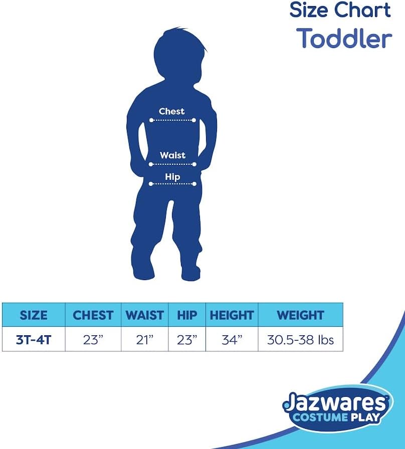 Miniatura 6 de Disfraz oficial de Star Wars para niños pequeños, overol acolchado de alta calidad con capa desmontable y tocado de tela