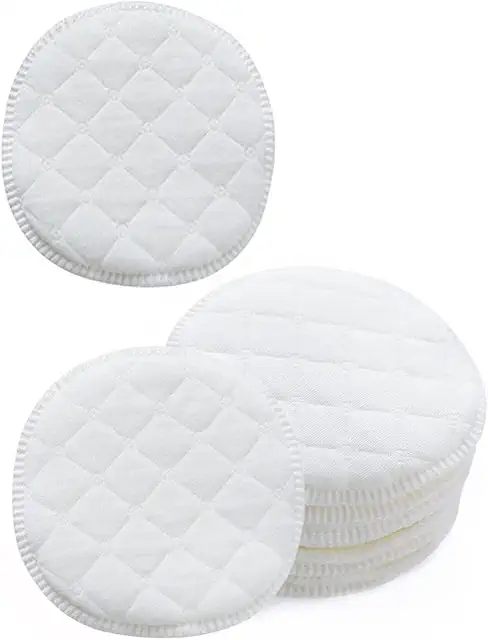 TOZBLEU Coussinets d'Allaitement Lavables en Bambou Biologique - Lot de 20 Pièces