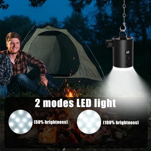 Pompe à air gonflable portable et compacte pour camping et maison