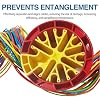 Cable Comb Cat5/Cat6 Data Wire Comb Cable Management Tool Data Cable Comb Wire Comb Network Organizer: Effortless Wire Detangling & Organizing with 5 Magic Zip Ties for Secure Fixing