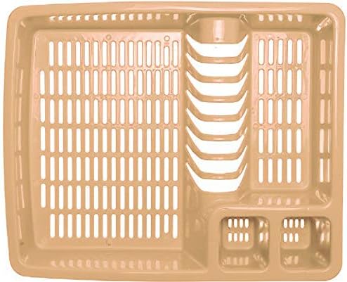 ECO Plastic Dish Drainer Utensil Holder, Dish Rack Drainers (Black)