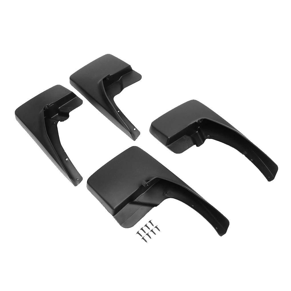 Qimao Car Front Rear Mud Flaps Splash Guards Fender Mudguard Set Replacement for Dodge Ram 1500 2500 3500 2010-2016