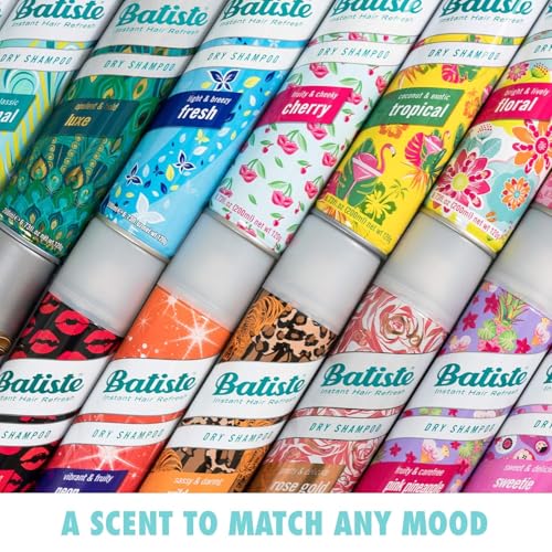 Batiste Dry Shampoo, Tropical Fragrance, Refresh Hair and Absorb Oil Between Washes, Waterless Shampoo for Added Hair Texture and Body, 3.81 OZ Dry Shampoo Bottle (Pack of 2) - Image 6