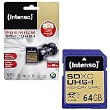 intenso 64gb rainbow line orange usb stick  Intenso Micro SDXC 64GB Premium CL10 45Mb/s