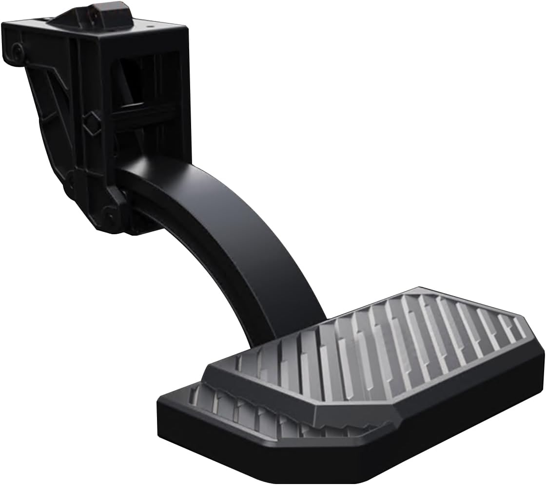 Black Horse Retractable Truck Bed Corner Step Black Compatible with 2017-2022 Ford F-250 Super Duty |2017-2022 Ford F-350 Super Duty -TBCFO17