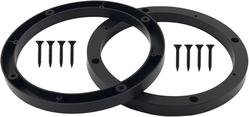 Kit com 2 espaçadores para alto-falante de 16,5 cm CXCCOI com adaptadores e 8 parafusos