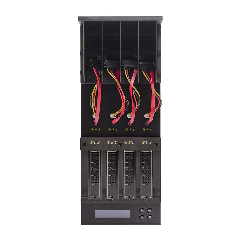 Duplicateur M.2 NVMe Systor SYSNVME-SF201 – 9Go/min – Copie Autonome