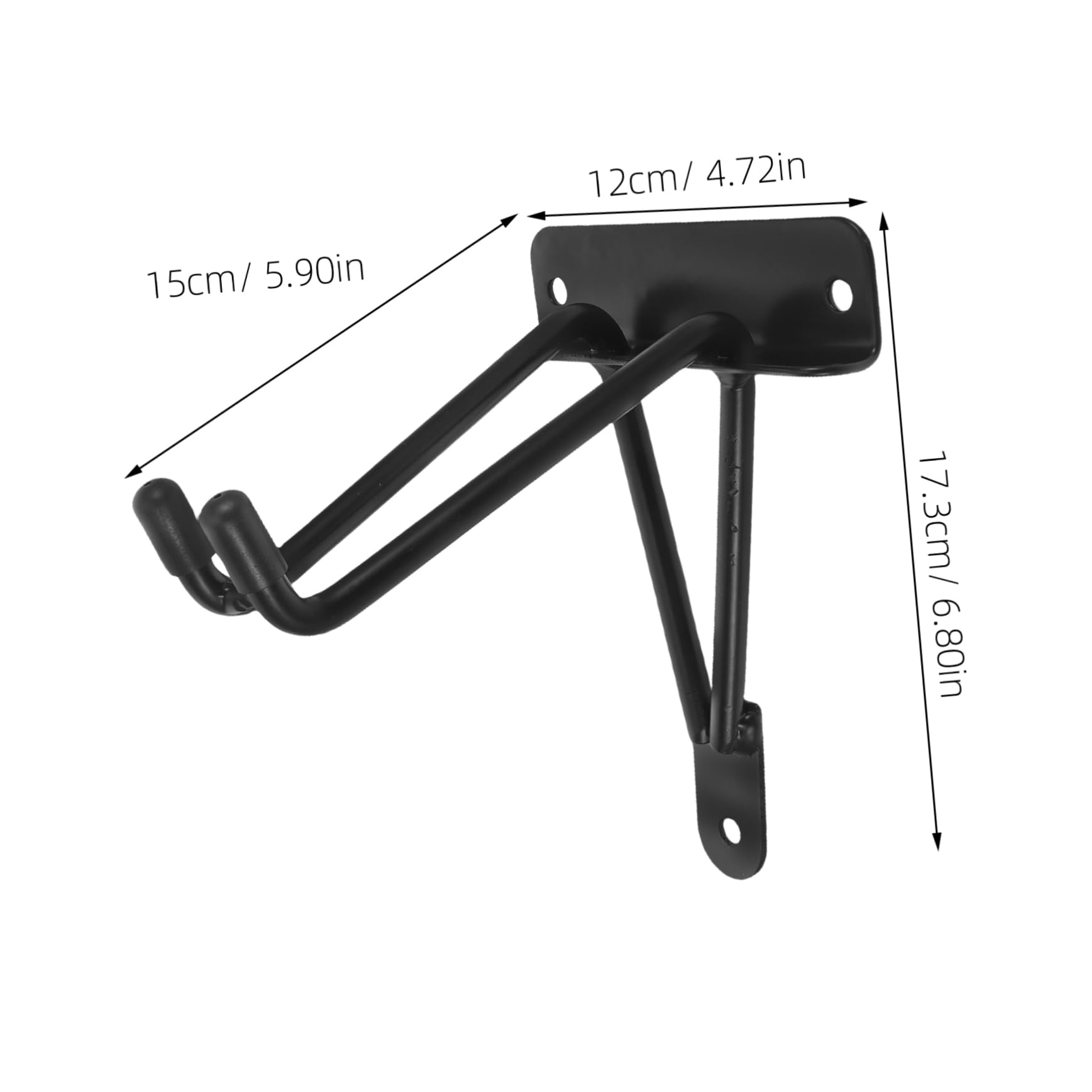 COHEALI Heavy Duty Bike Wall Holder Garage Storage Hooks for Mountain Road Bikes Elegant Design Wall Mount Bicycle Organizer for Indoor Use Versatile Compatibility