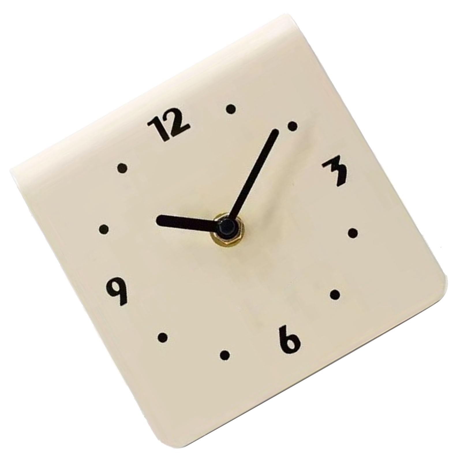 Hidyliu Orologio da Tavolo Orologio da Tavolo Moderno in Metallo con Movimento Silenzioso per Soggiorno, Camera da Letto, Decorazioni per la Casa (#2)