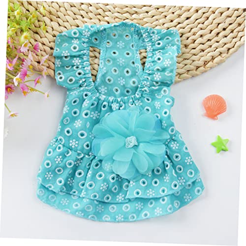 COLLBATH Roupas Para Cães Vestido De Cachorro De Verão Vestido De Renda Para Cães Roupas De Cachorro
