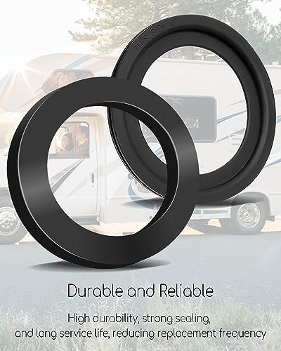 Image of RV Toilet Flush Seal Kit Replace 385311652 385311658 | Compatible with Dometic 300 310 320 RV Toilets