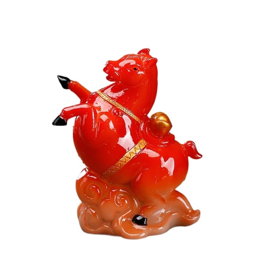 Ornement de thé cheval pour salon de thé et service Kung Fu chinois