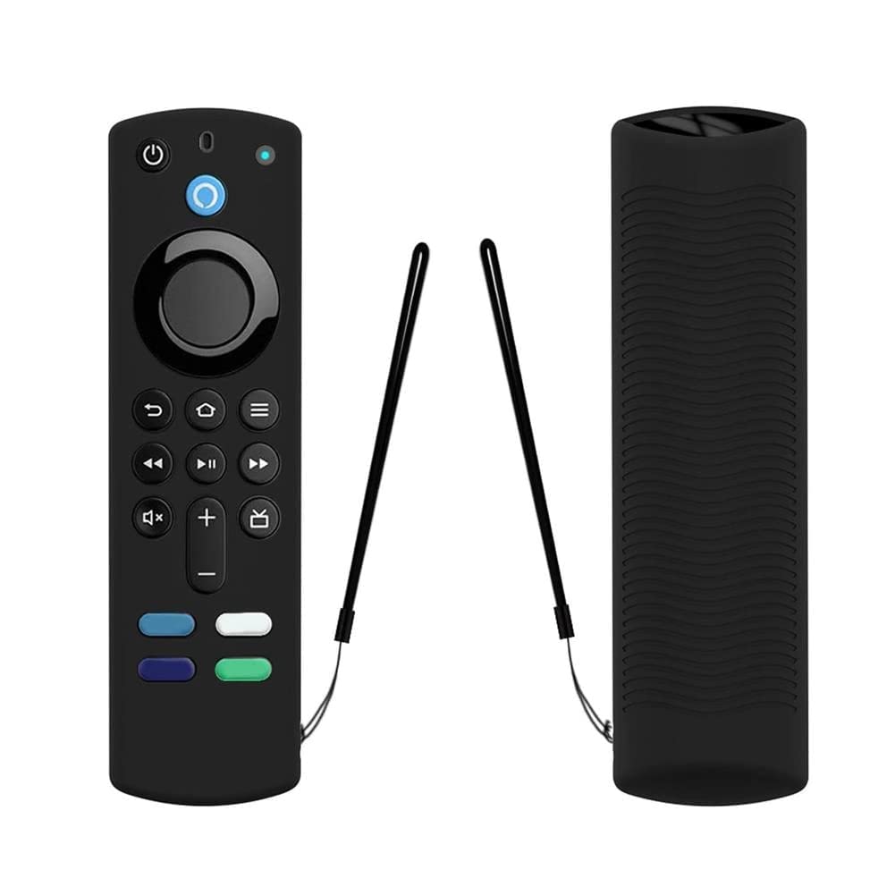 Silicone Remote Cover Compatible for Fire TV Stick 3rd Gen 2021 Remote Full Wrap Remote Cover with Lanyard (Black) [Remote NOT Included] (B0D6RXVCQC) Amazon Price History, Amazon Price Tracker