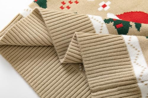 Boys Clothes Adorable Cartoon Holiday Xmas Woolen Warm Pullover Sweater4