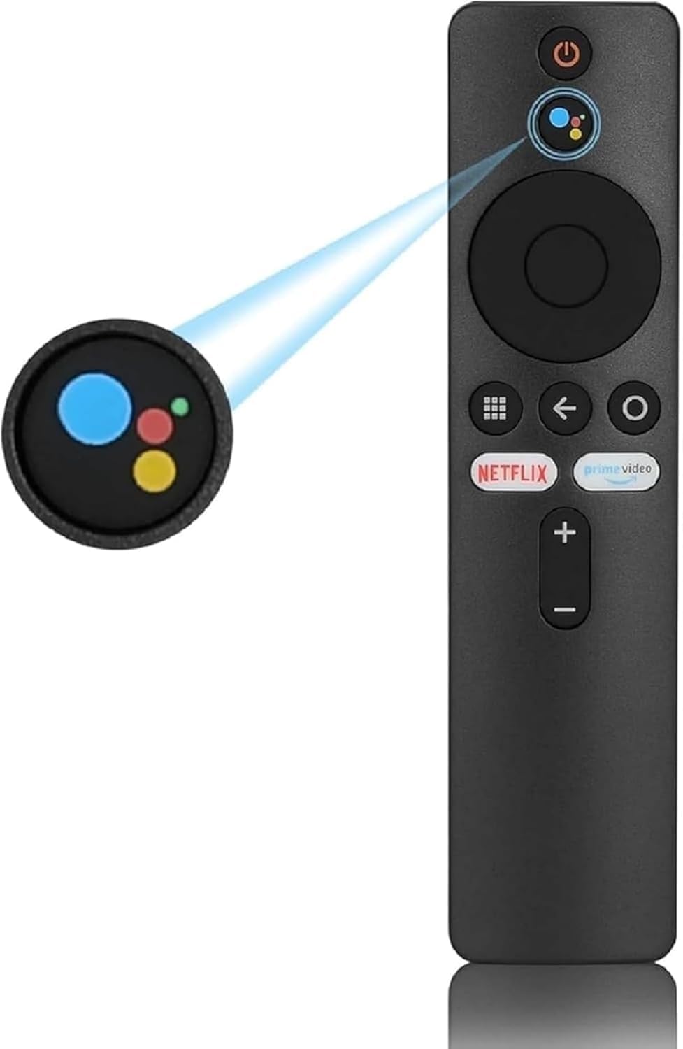 Voice Remote Compatible with Mi TV Bluetooth Mic for Android Smart TVs Remote Stick Box (32", 43", 55", 65" Inch) - Easy Pairing
