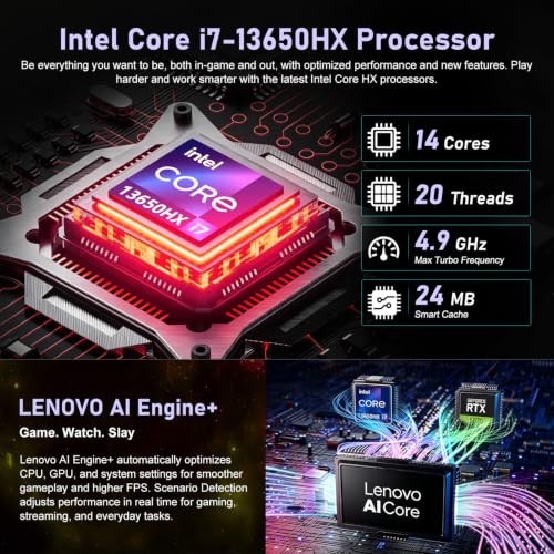 Image of Lenovo LOQ RTX 5070 Intel Core i7-13650HX 64GB 2TB Gaming Laptop