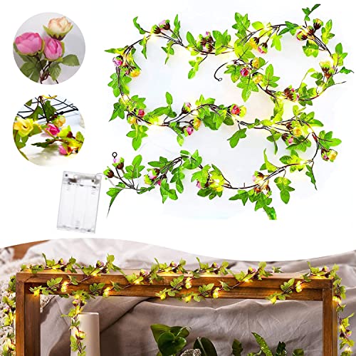 Guirlande lumineuse LED rose 1.8m déco mariage fête anniversaire et intérieur