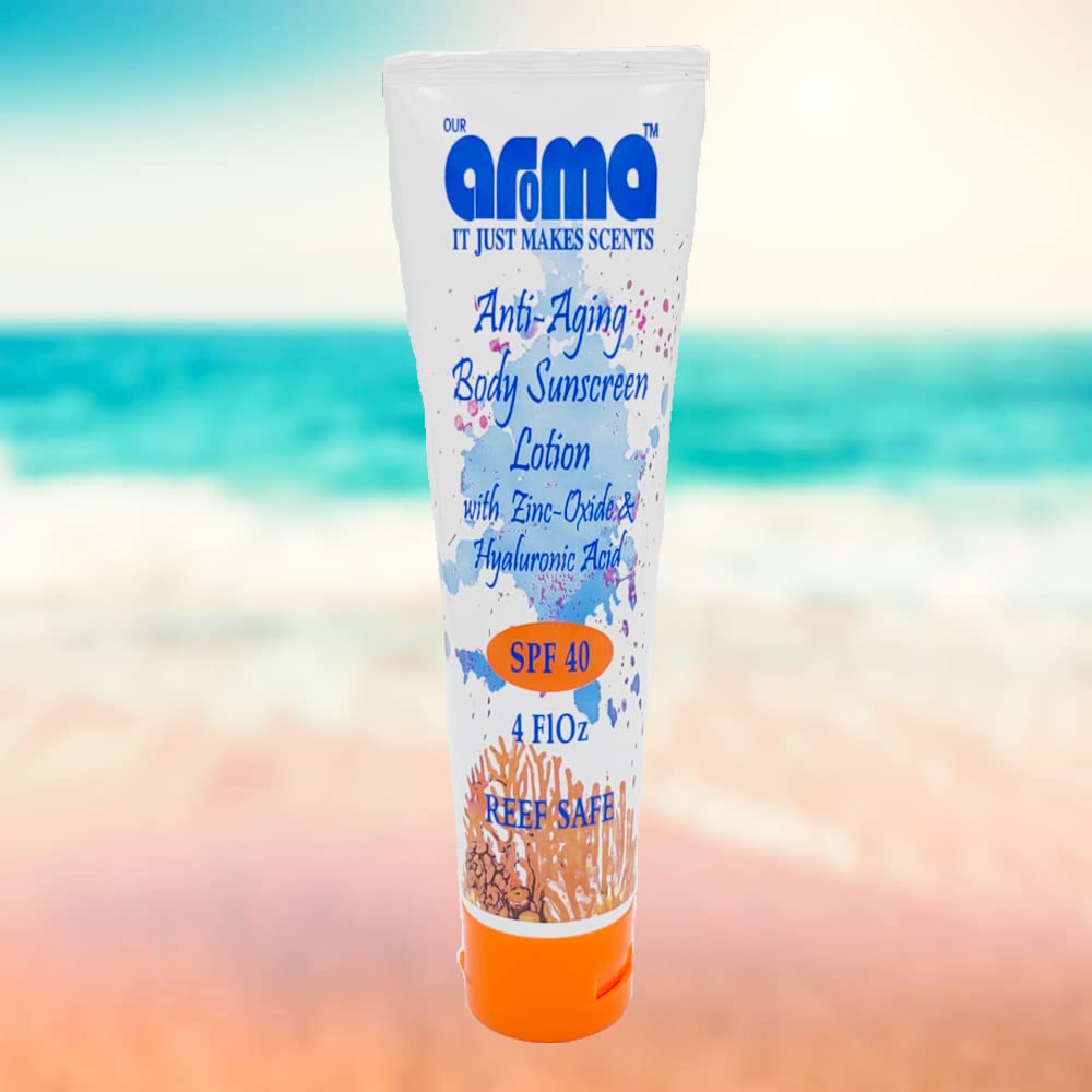 Anti-Aging Body Sunscreen with Zinc Oxide- 4 Fluid Ounce