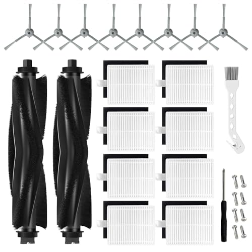 Filtres et brosses de rechange L60 pour aspirateur Eufy L50 SES kit 20 pièces