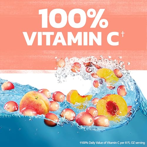 Image of Ocean Spray White Cran-Peach Juice Drink, 64 Fl Oz Bottle (Pack of 1)