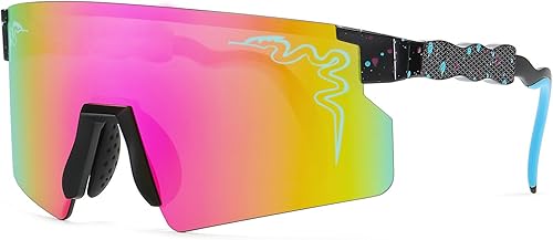 saylicory Gafas de sol de dos tamaños para adultos y jóvenes UV400 hombres mujeres ciclismo deportes al aire libre gafas de béisbol