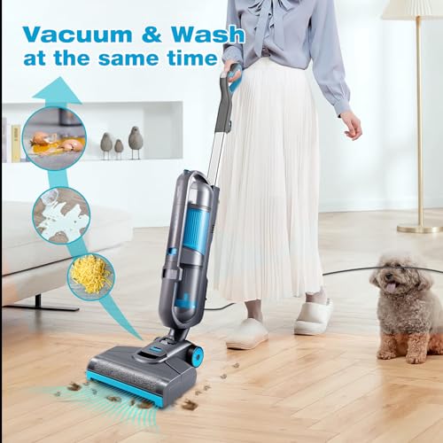 vacuum mop for hard floors and low-pile rugs detail