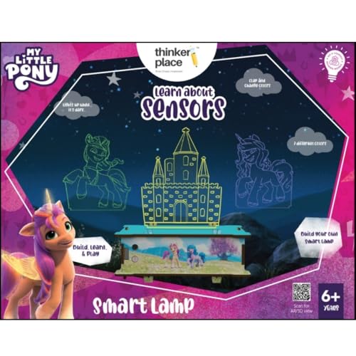 Image of My Little Pony Smart Lamp DIY Kit | Build, Learn & Play | STEM Toy for Kids Age 6+ | Sensor Learning Kit with AR Experience | Fun Educational Game