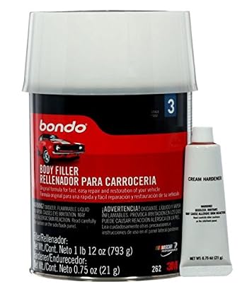 Bondo 1 Quart Clear Medium Viscosity Two-Part Putty Body Filler 12 Count - Automotive Body Repair Putty