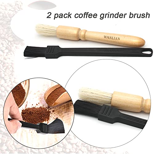 2 Pack Wood & Nylon Brush Set