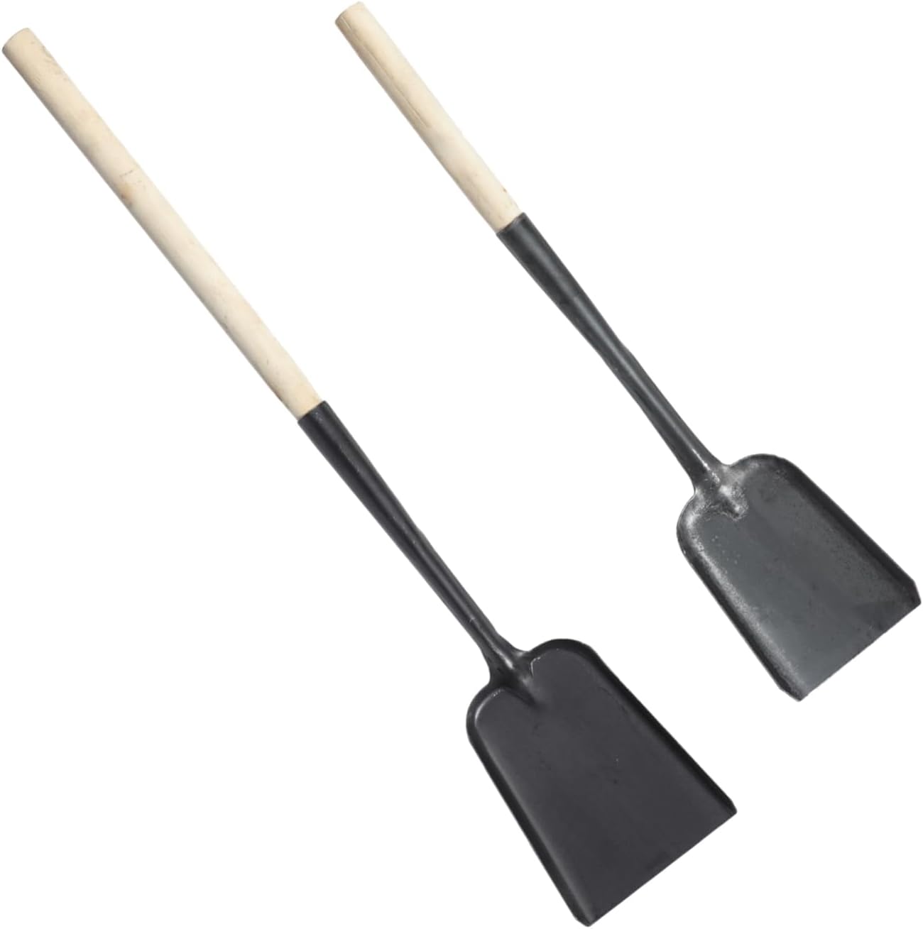 2pcs Coal Shovel Grill Ash Shovel Fireplace Cleaning for Campfire Cooking BBQ Grill Accessories