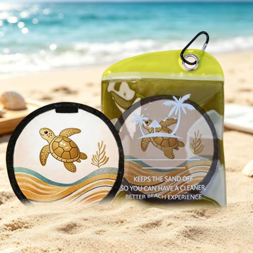 Removedor de arena de playa con bolsa de limpieza para verano 4