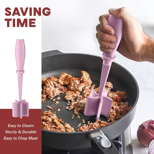 Image of 2Pack Meat Chopper Upgrade Hamburger Smasher, Masher for Ground Beef