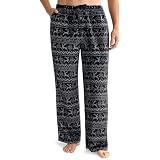 Giggling Getup Mens Christmas Pajama Pants Soft Flannel Fleece Pajama Bottoms Sleep & Lounge Pants with Pockets and Drawstring Fair Island Grey-L